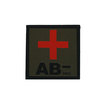 Black Trident Black Trident Blood Type Patch ABneg