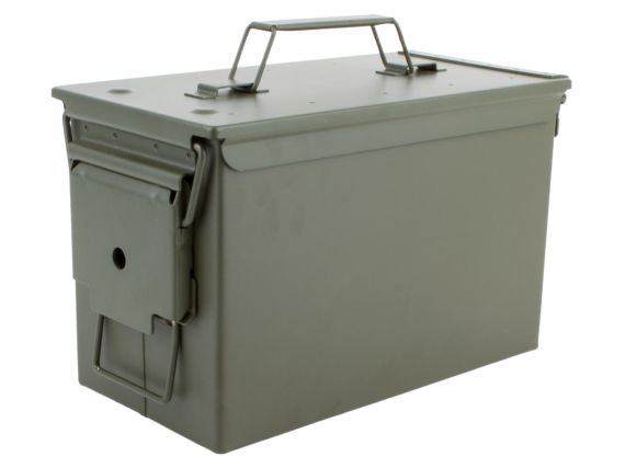 50 mm groß oliv Kiste Box Aufbewahrung NEU US Munitionskiste Kunststoff Cal 