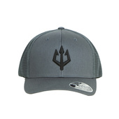 Black Trident Urban Trucker Cap