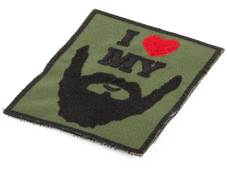 Deploy I love my beard Patch