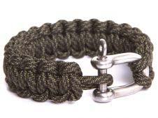 Mandrill Outdoor Paracord Armband mit D-Ring